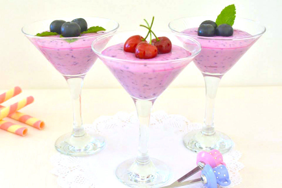 Blue Berry Mousse